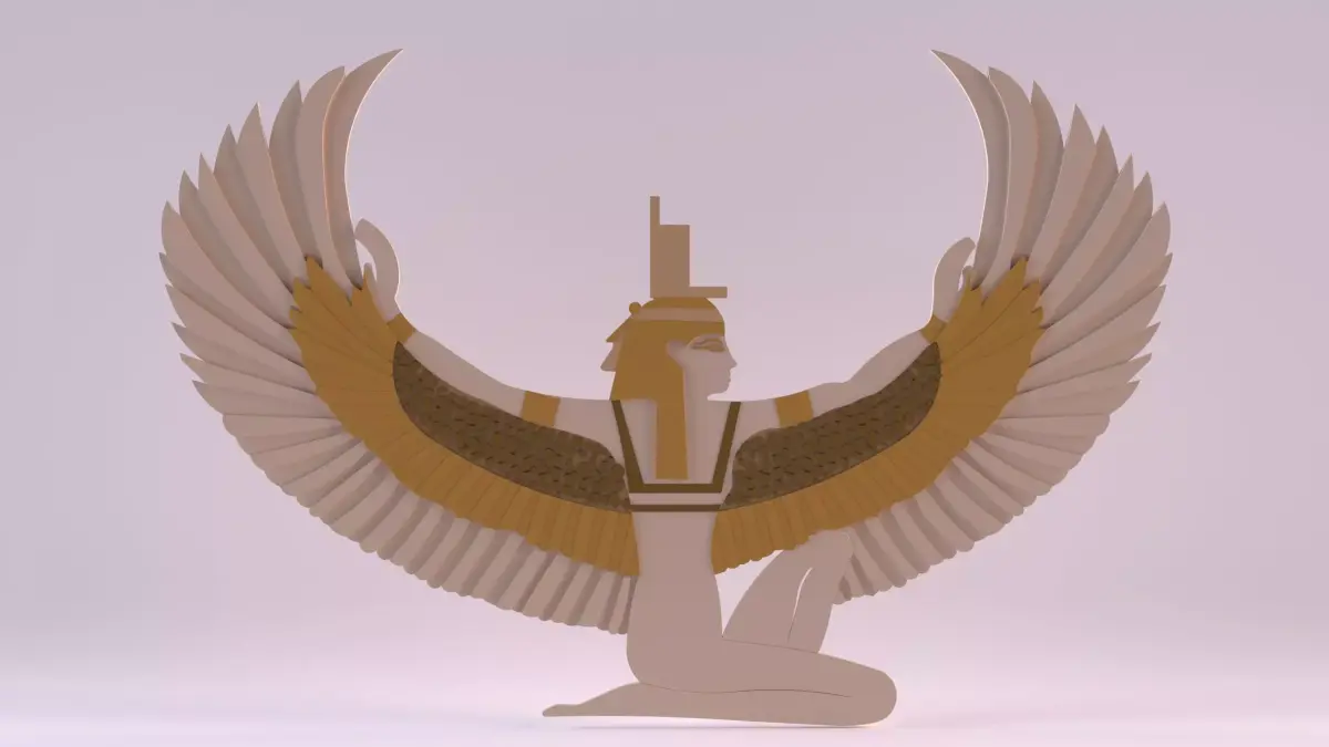 Egyptian Symbols - 022 Low-poly 3D model