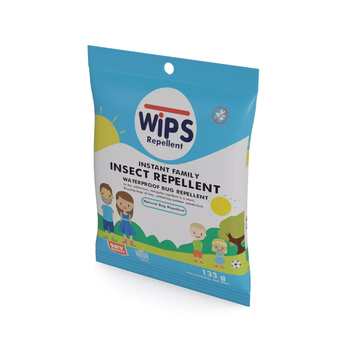 Insecticides repellents Insect Repellent Wipes Low-poly 3D model