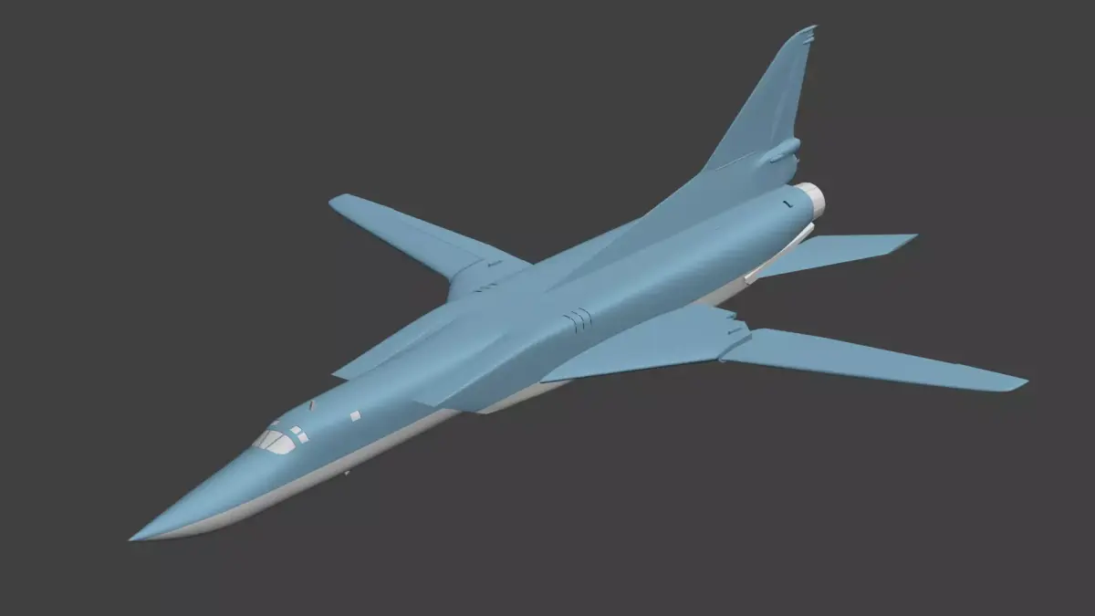 Tu-22M3  Backfire 3D print model