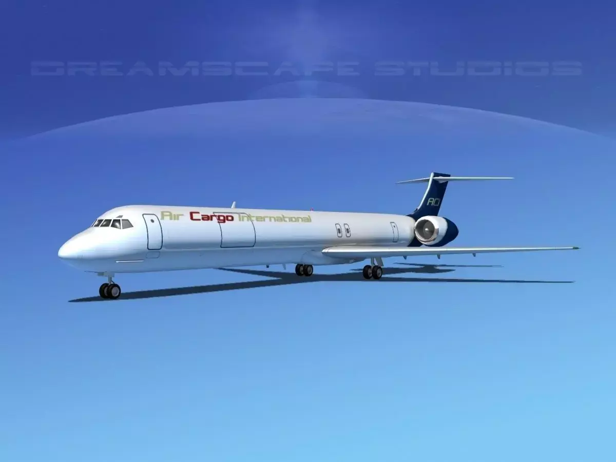 Douglas MD-80 Air Cargo Intl 3D model