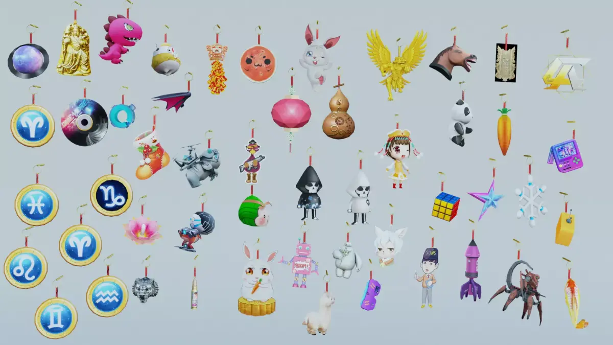 Accessory PendantTail 51 unit 3D model