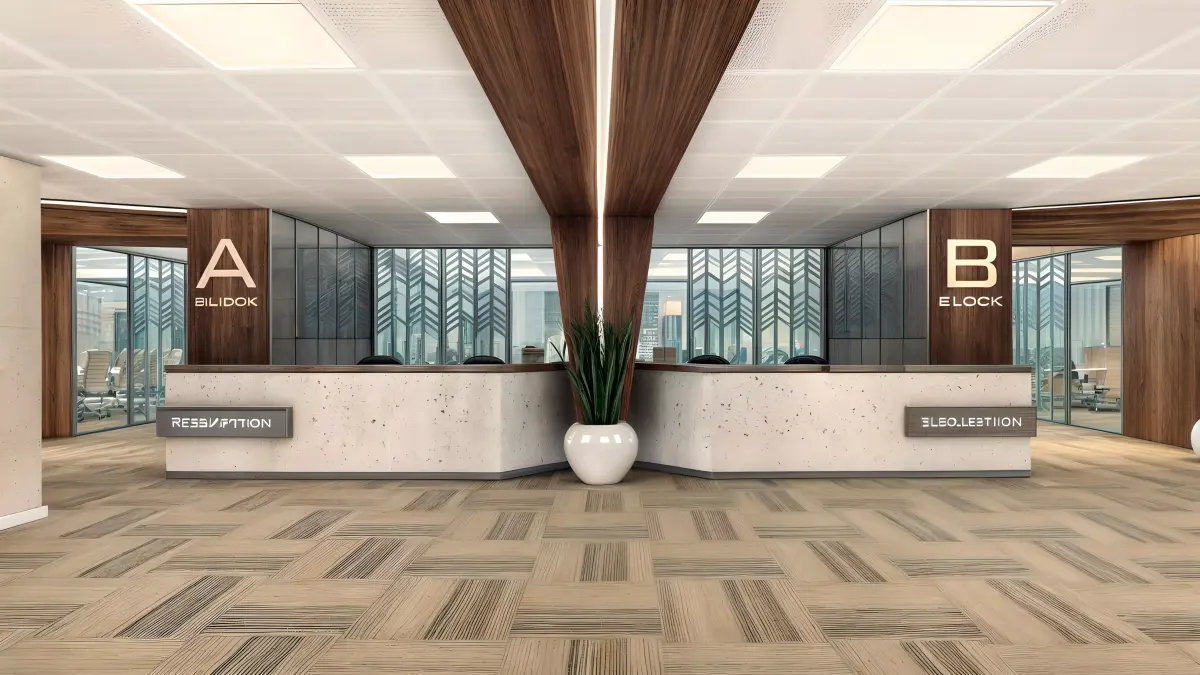 Collaborative Office Design Low-poly 3D model