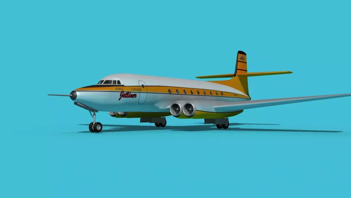 AVRO Canada C-102 Jetliner V01 3D model