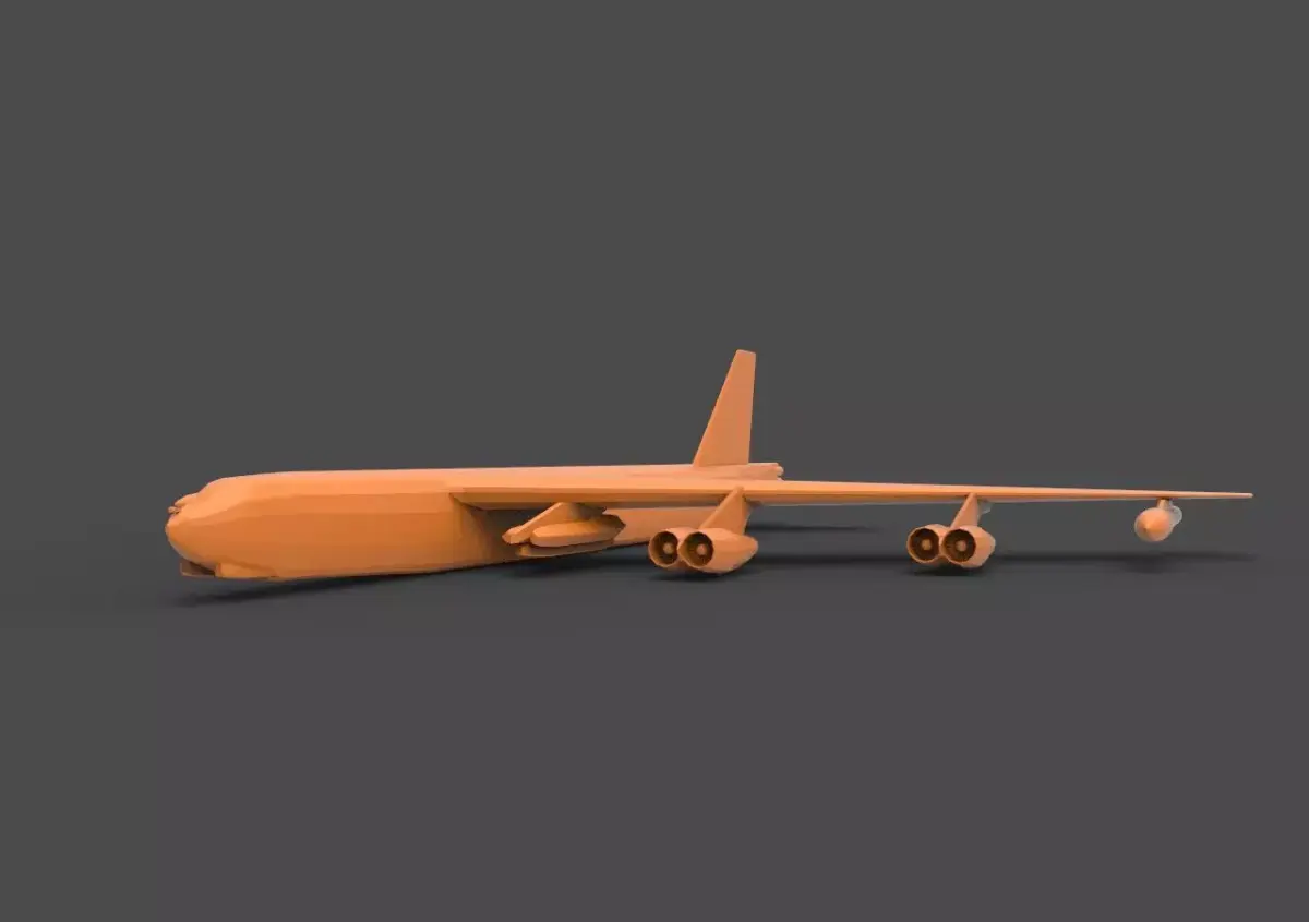 B-52 Stratofortress 3D print model