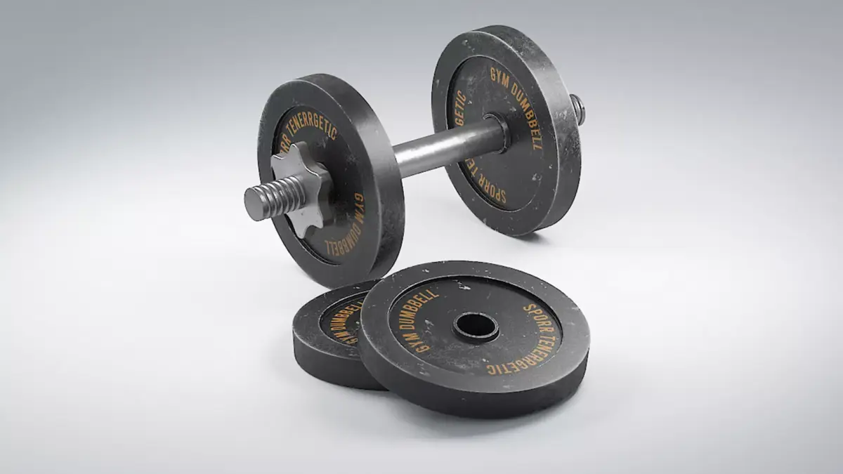 Gym Dumbbell 3 3D model
