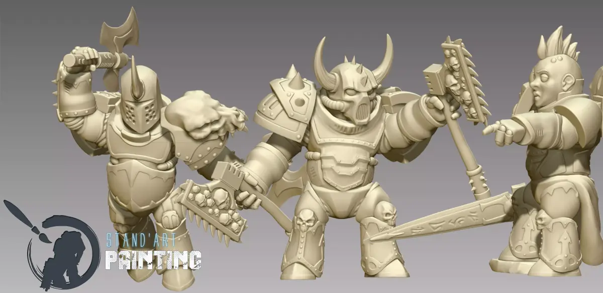 Angry Space Dwarves 3D model