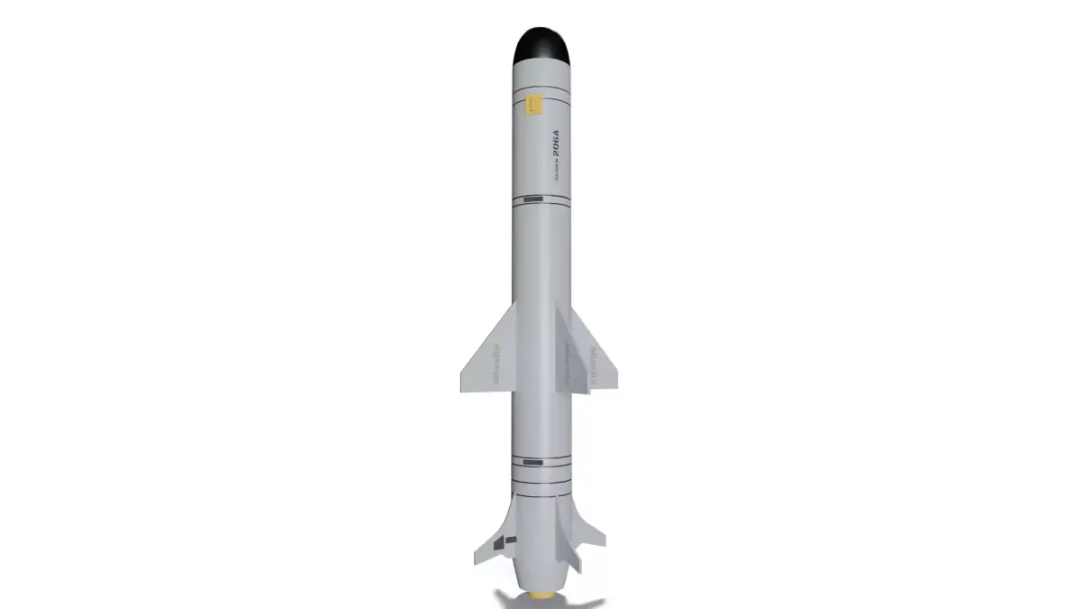 Anti-Ship Missile X-35U Low-poly 3D model