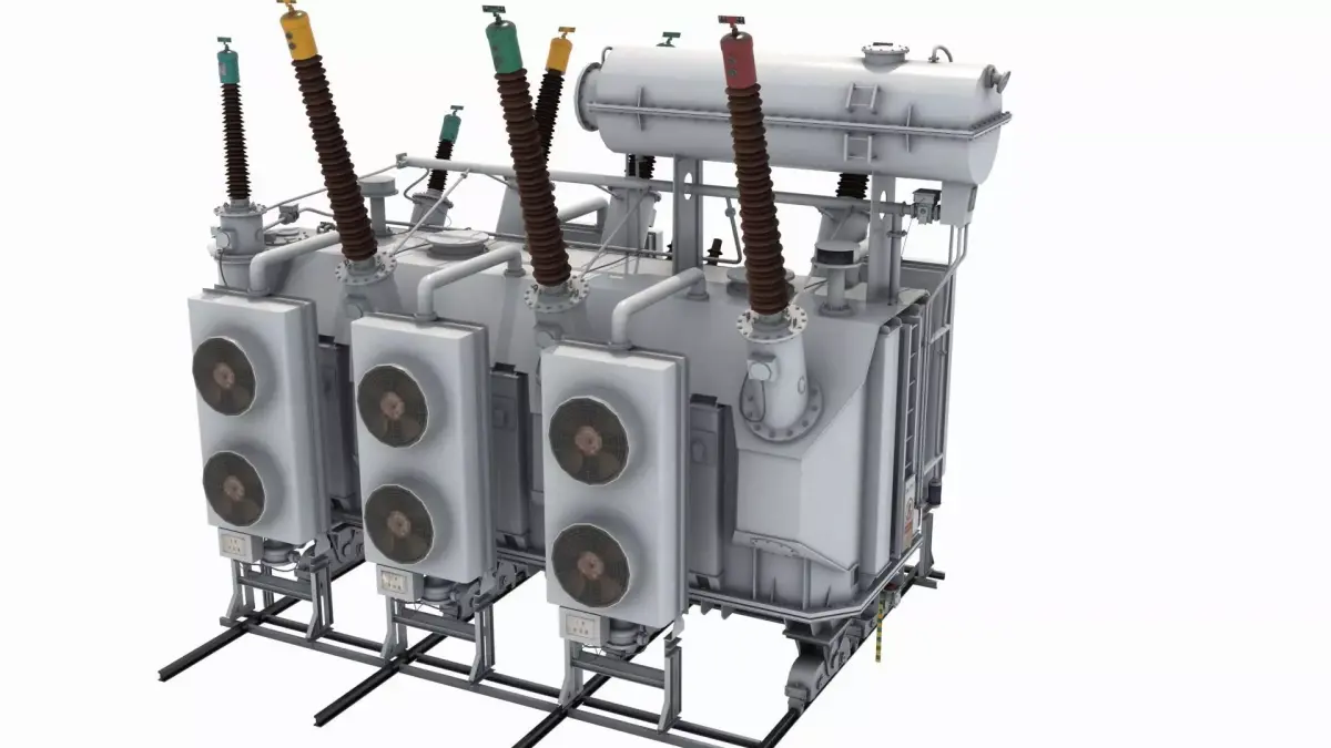  Main Transformer Of Power Station 2 3D model