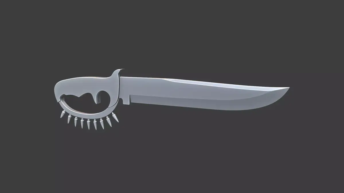 MIILTARY KNIFES 3D model