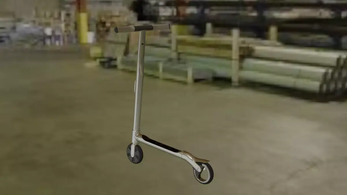 Audi Scooter Low-poly 3D model