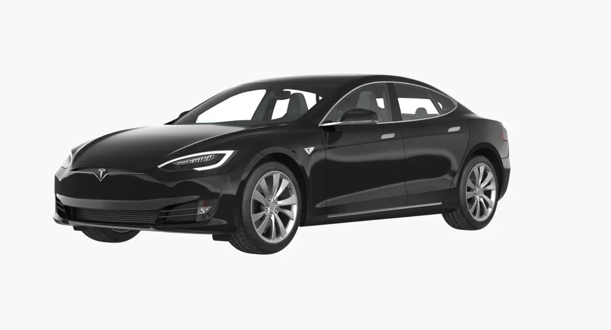 Tesla Model S and Frame Rigged Collection 3D model
