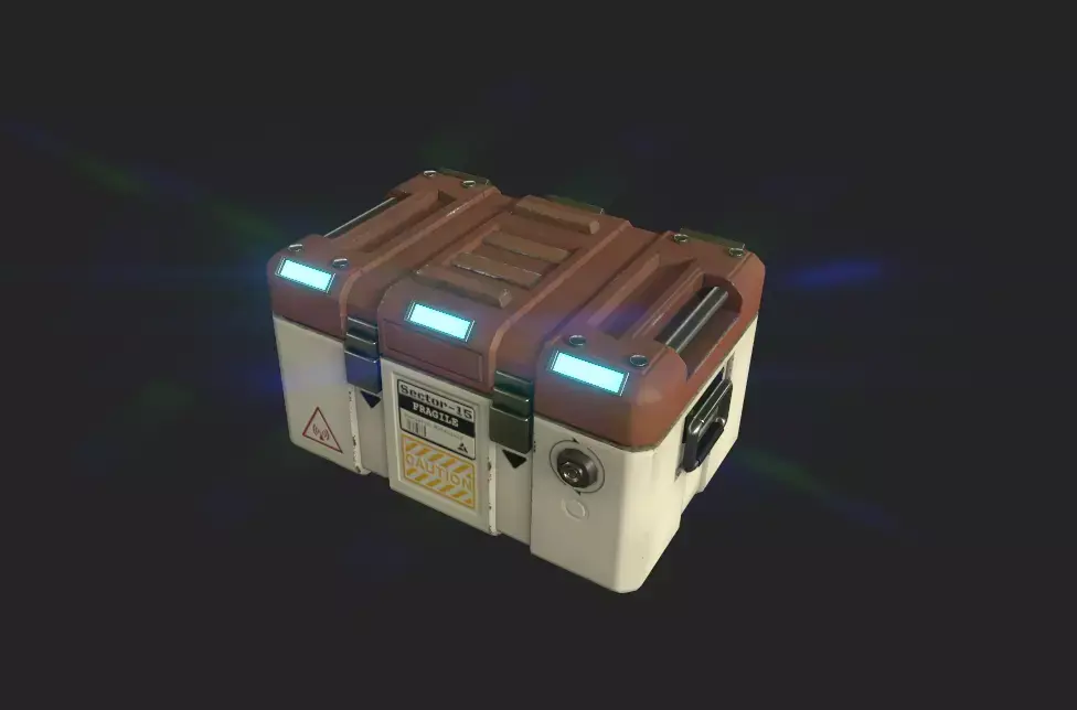 Sci-fi Box 3D print model