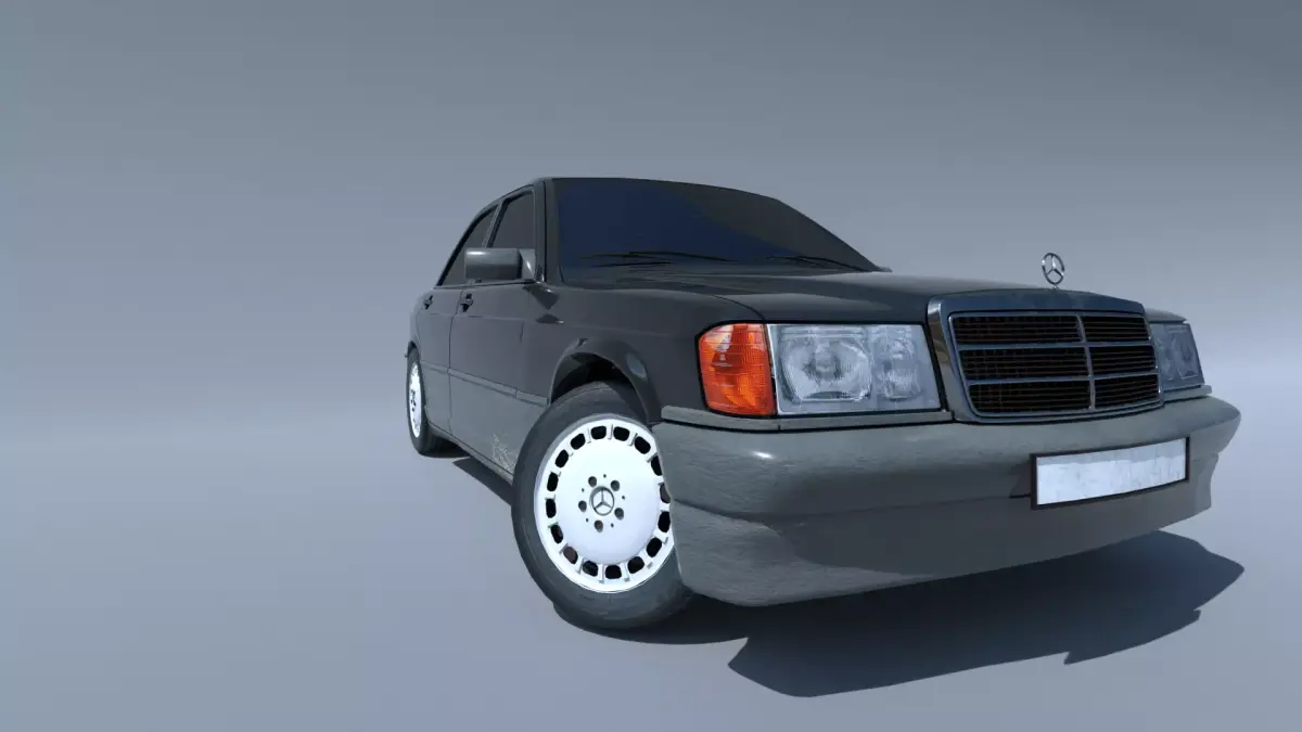 Mercedes Benz 190 Free 3D model