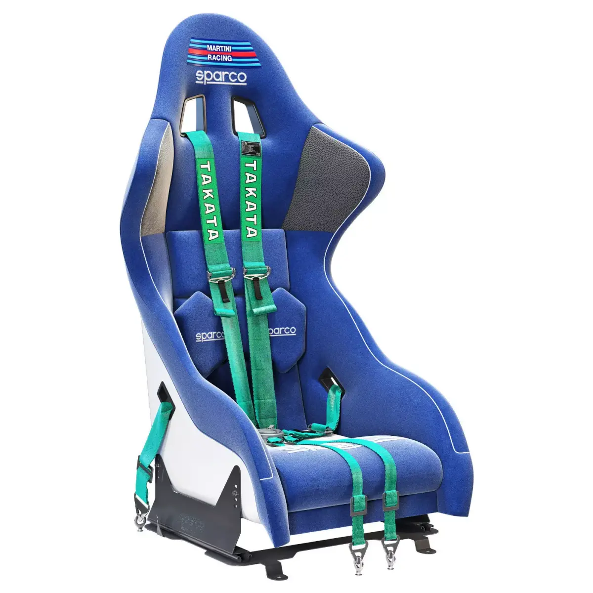 sparco pro 2000-martini racing-racing seat 3D model