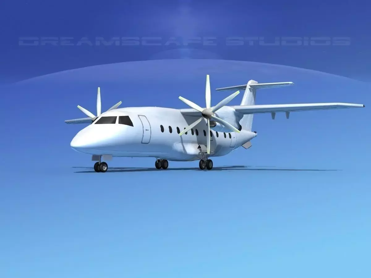 Dornier Do-328-130 Unmarked 1 3D model