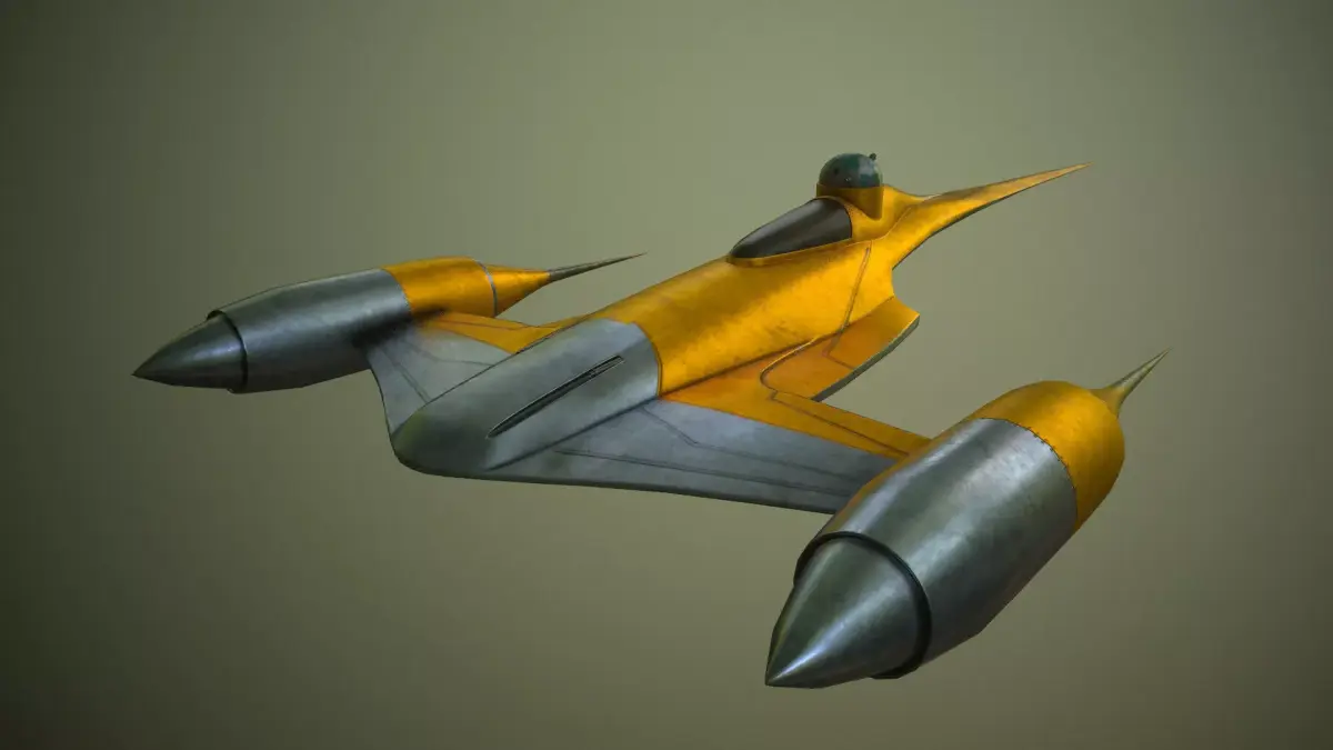 naboo n1 star wars Low-poly 3D model