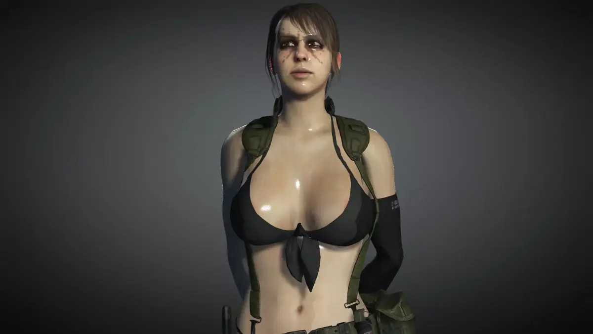 Quiet from Metal Gear Solid 5 3D Model  Low-poly 3D model