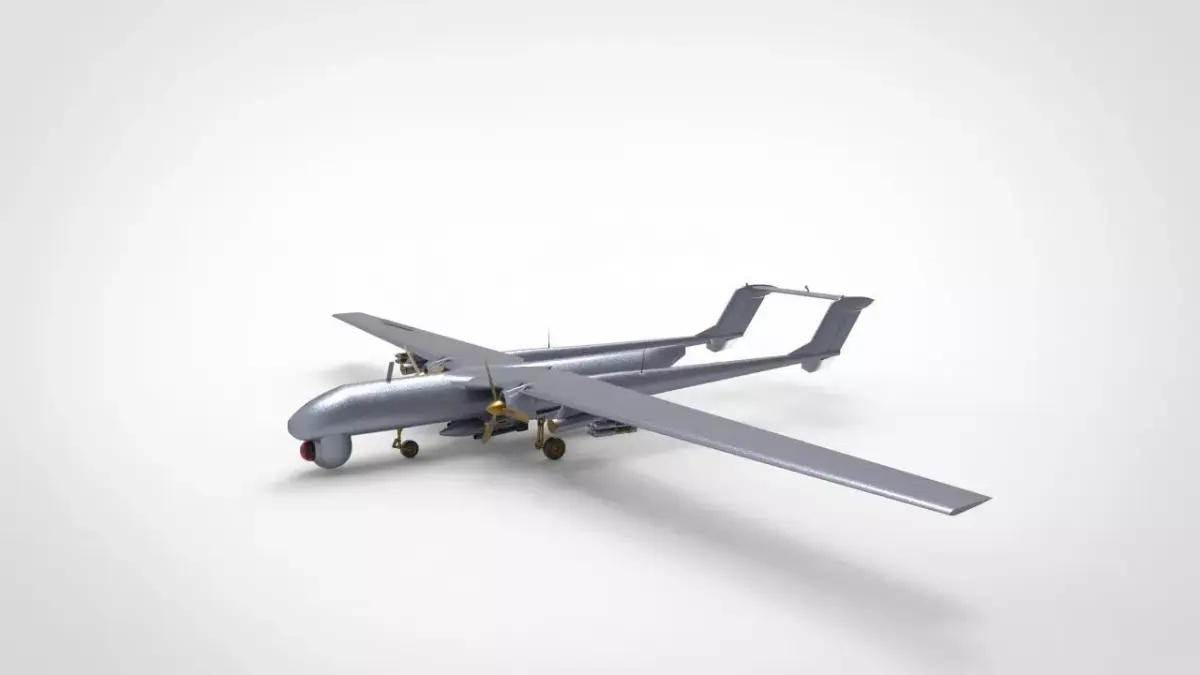 TAI Anka Turkish Drone UAV 3D model