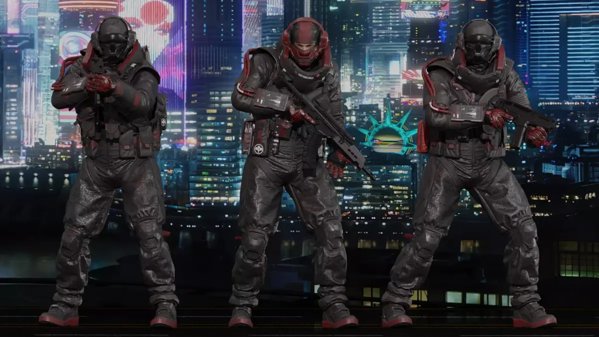 Cyberpunk Arasaka Soldiers 3D print model