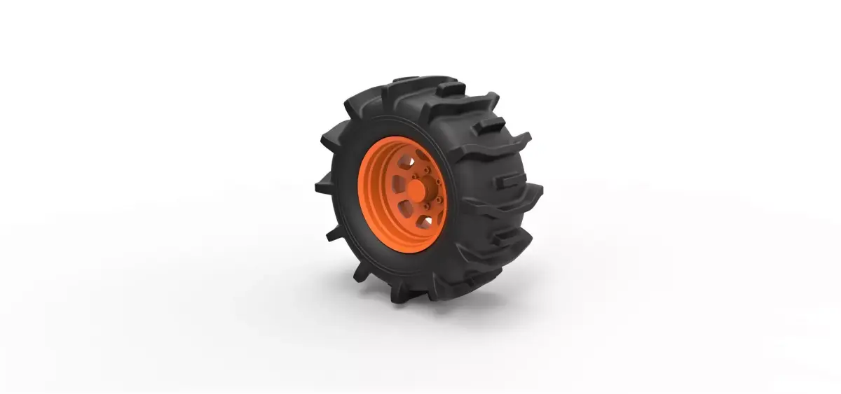 Offroad wheel 34 3D print model