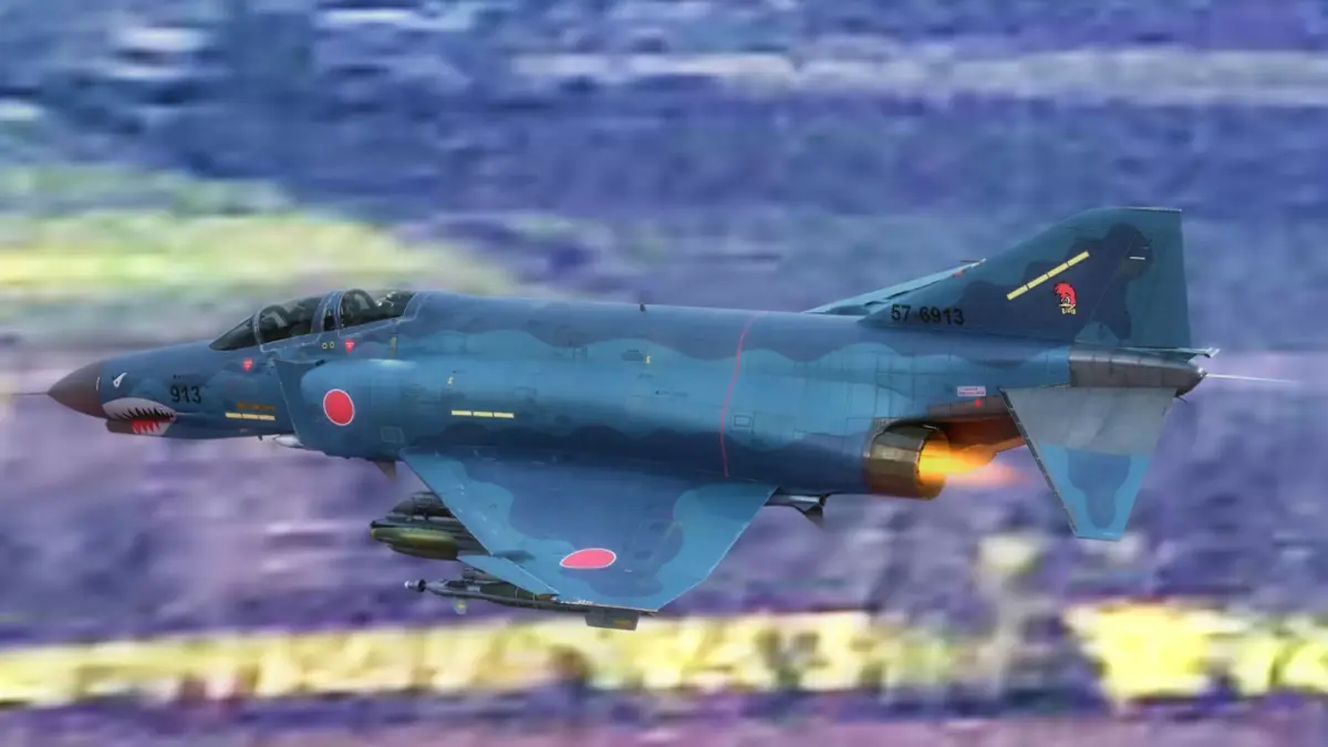 F4 Phantom 2 Kai - With Cockpit-Fully Rigged-High Resolution Low-poly 3D model