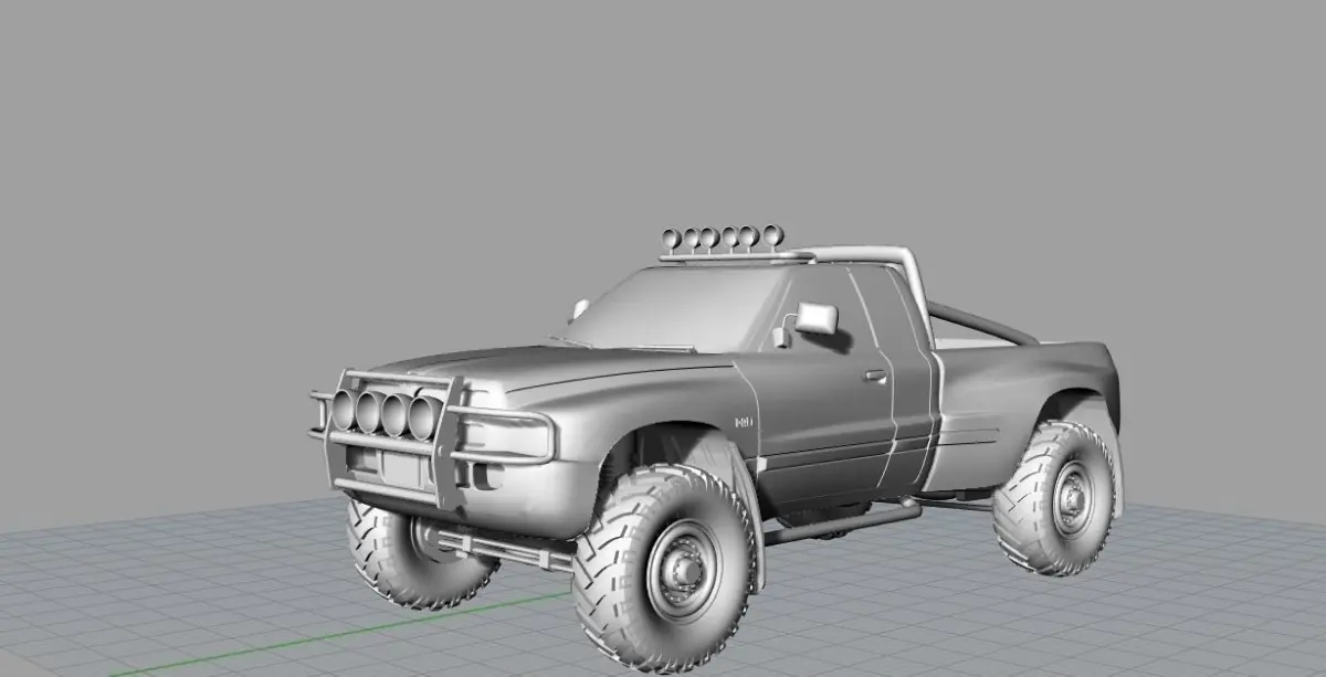 2004 Dodge Ram 2500 Free 3D print model