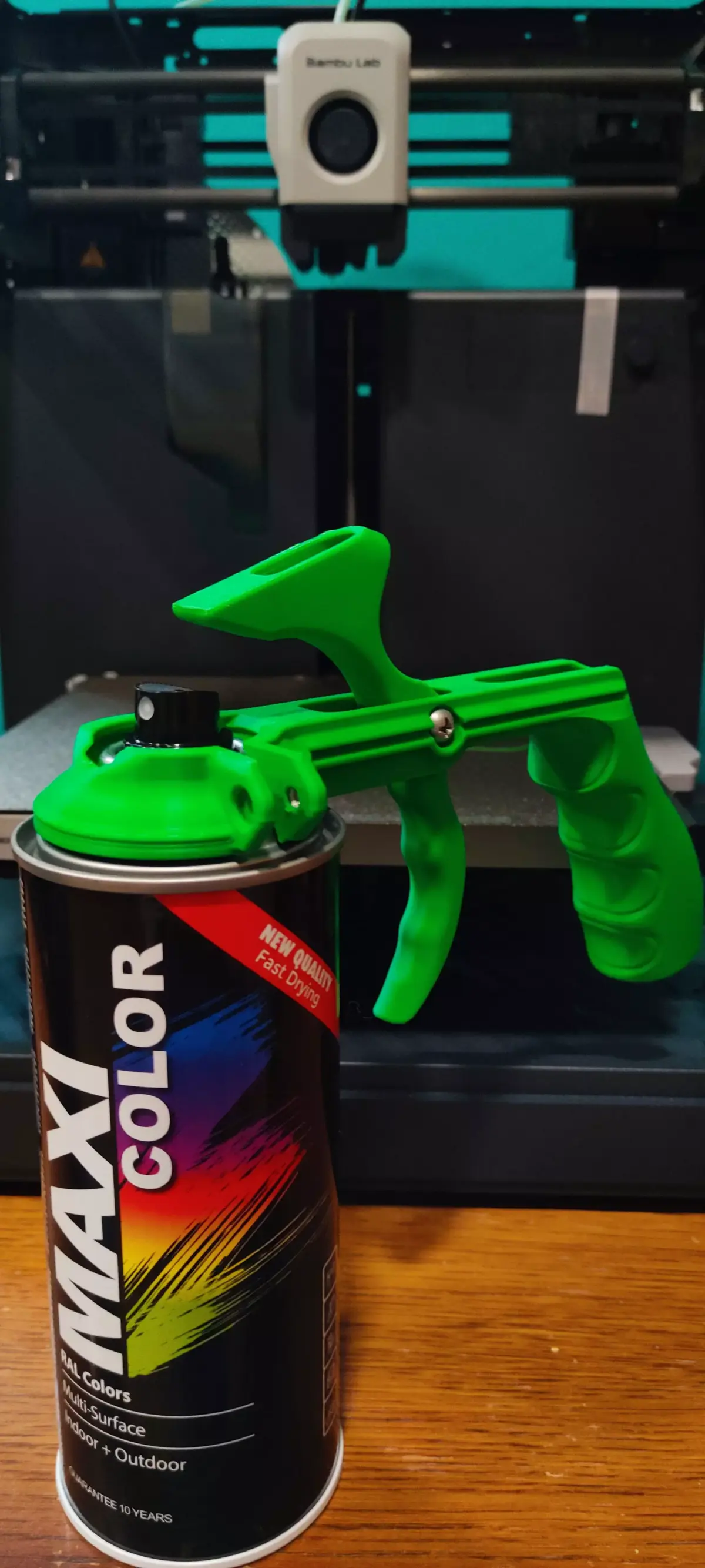 Superior Spray Can Pro Holder V2  Ergonomic 2 Part STL M3 or M4 Free 3D print model