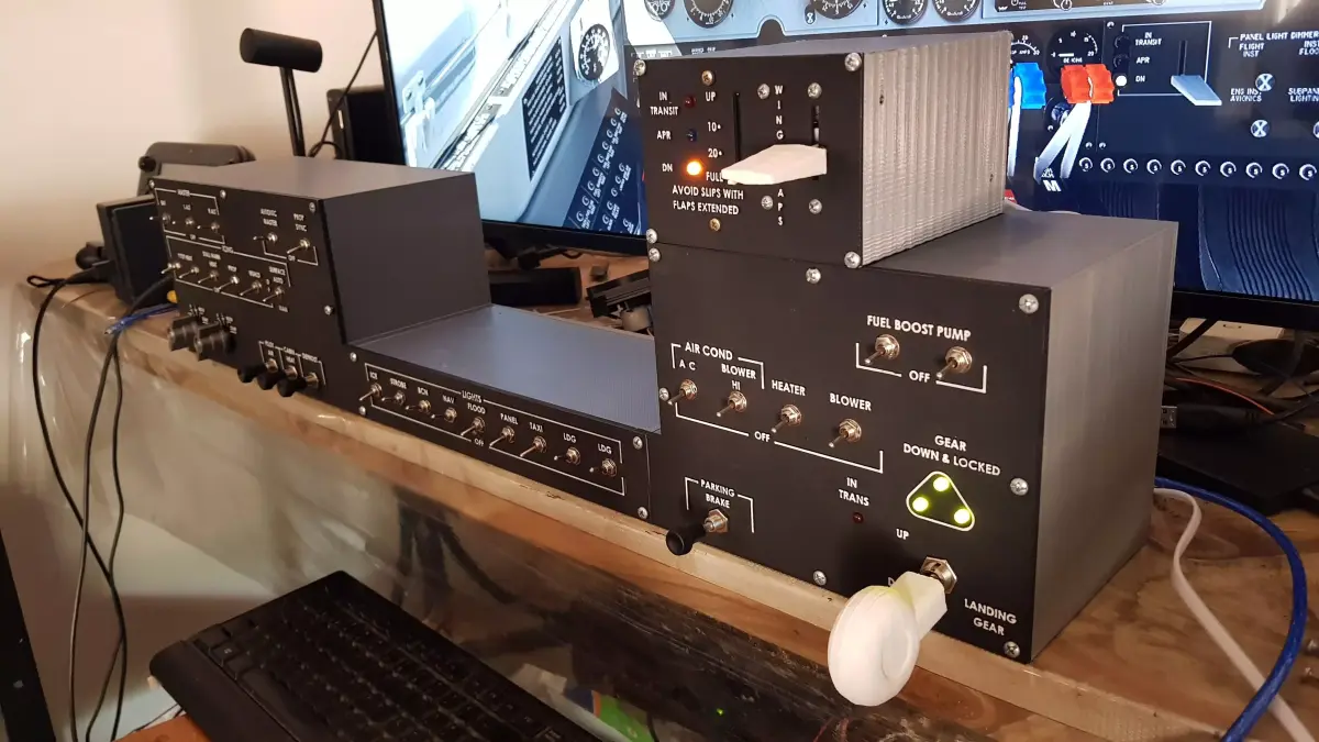 Switch Panel for Baron B58 3D print model