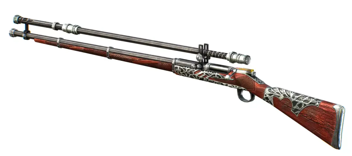 High-precision Sniper Rifle 02 Low-poly 3D model