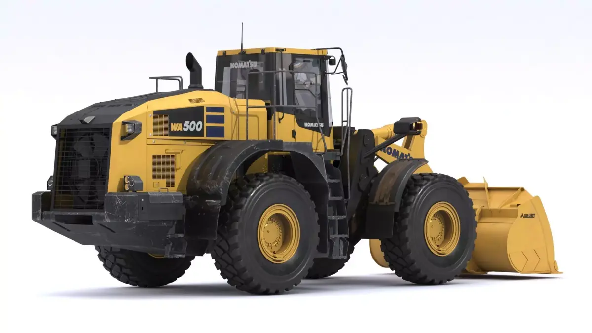 Komatsu WA500-8 Yard Loader New Cabin 3D model