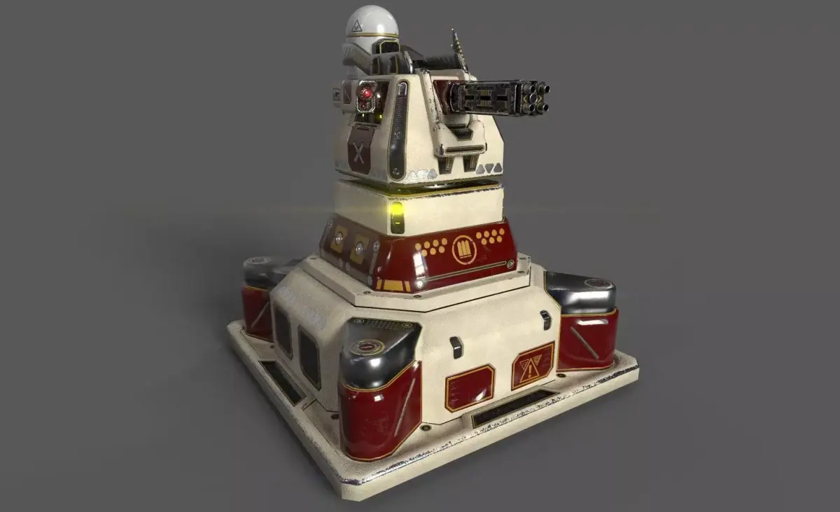 Small 20mm CIWS 3D model