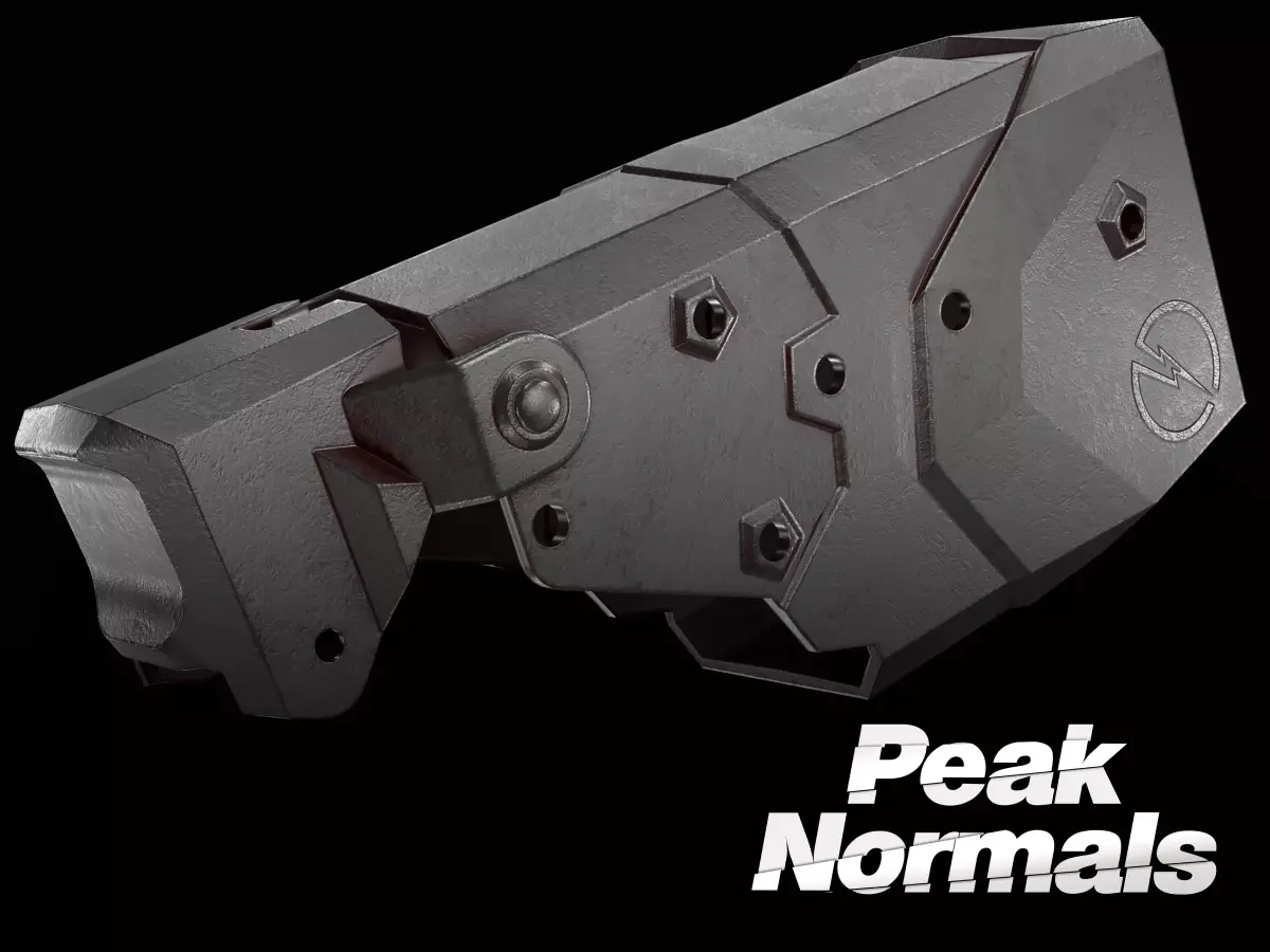 X2 Blade Tech Holster Low-poly 3D model