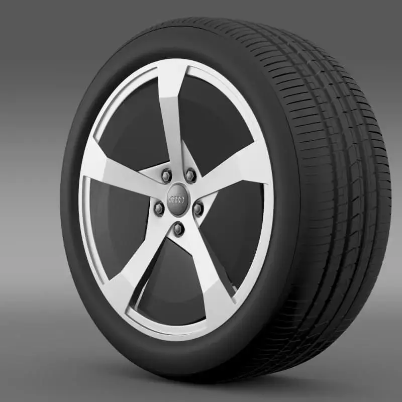 Audi R8 e tron Concept 2013 wheel 3D model