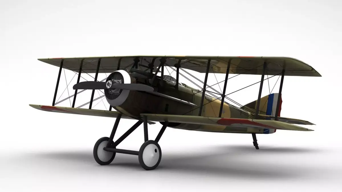 Spad XIII 1918 3D model