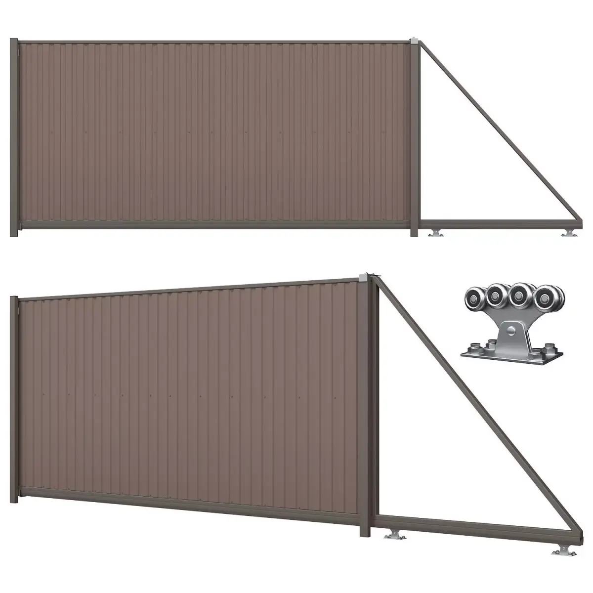 Metal Fence 4 3D model