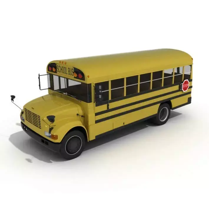 School Bus Replica 3D model