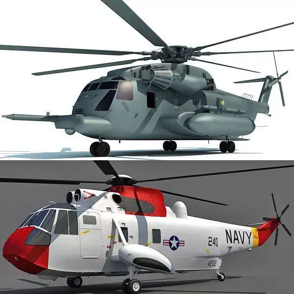 3D Models - 2 Military Helicopters 3D model