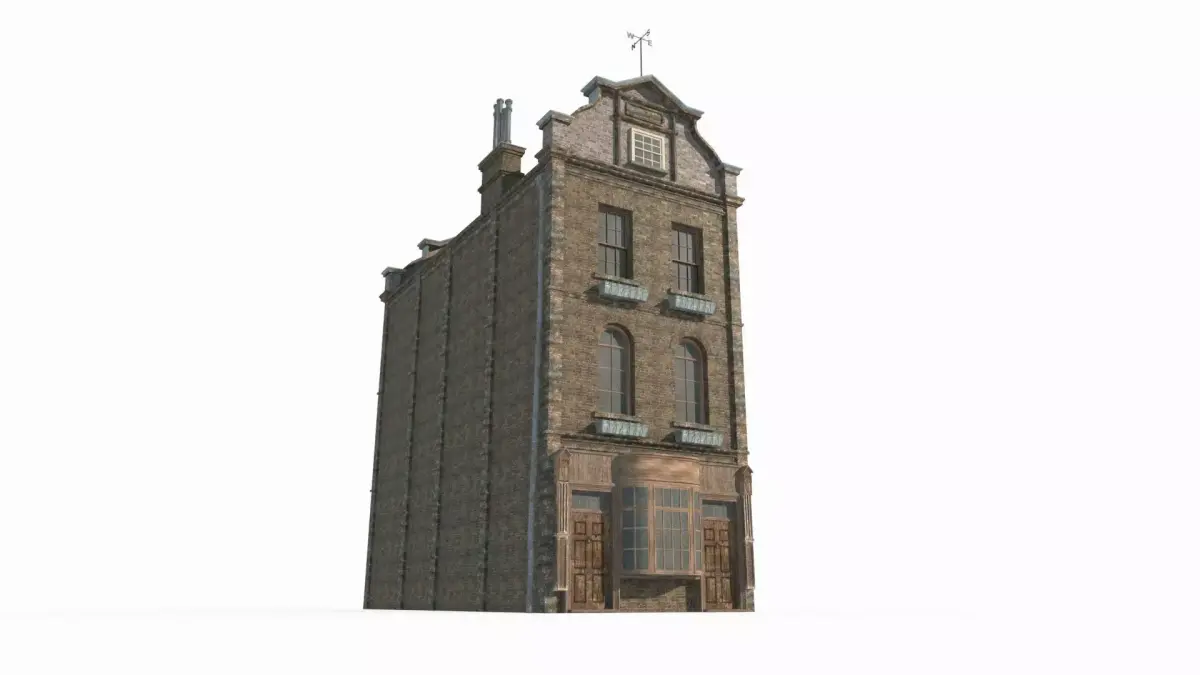 17th and 18th Century European Urban Buildings 3D model