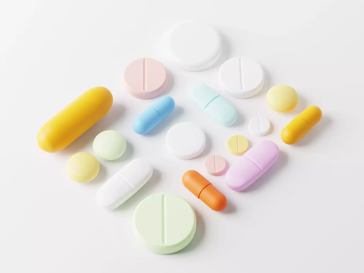Medicine Pills Low-poly 3D model