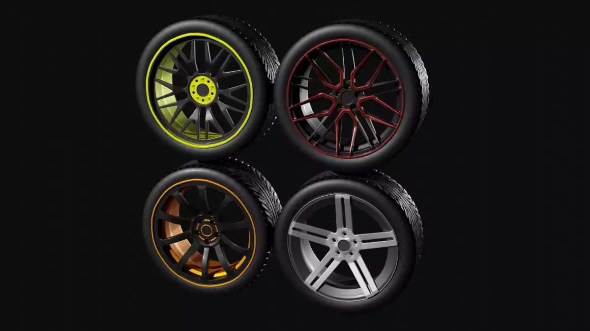 RIM PACK Low-poly 3D model
