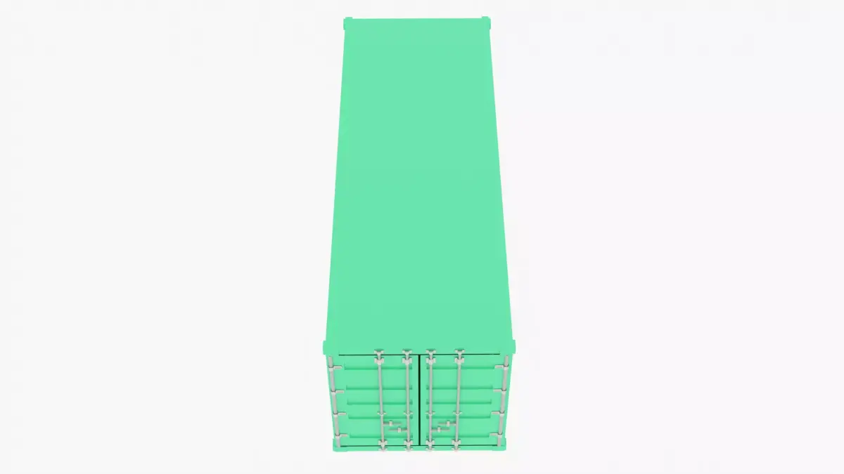 Cargo Container Low-poly 3D model