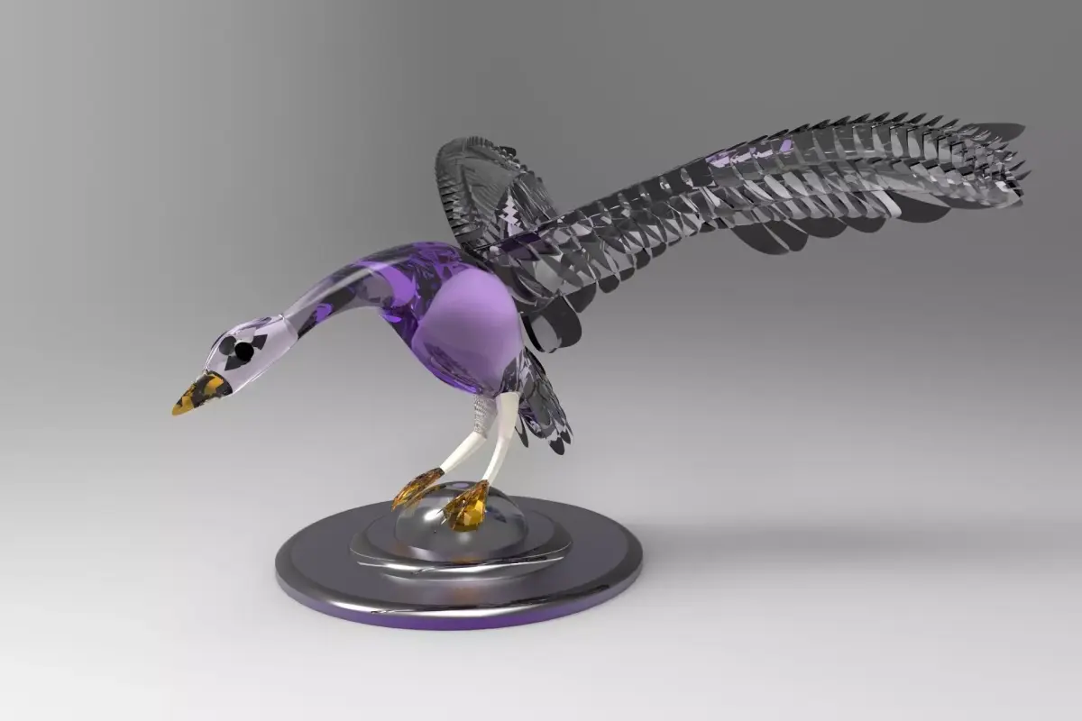 Goose bird 3D model