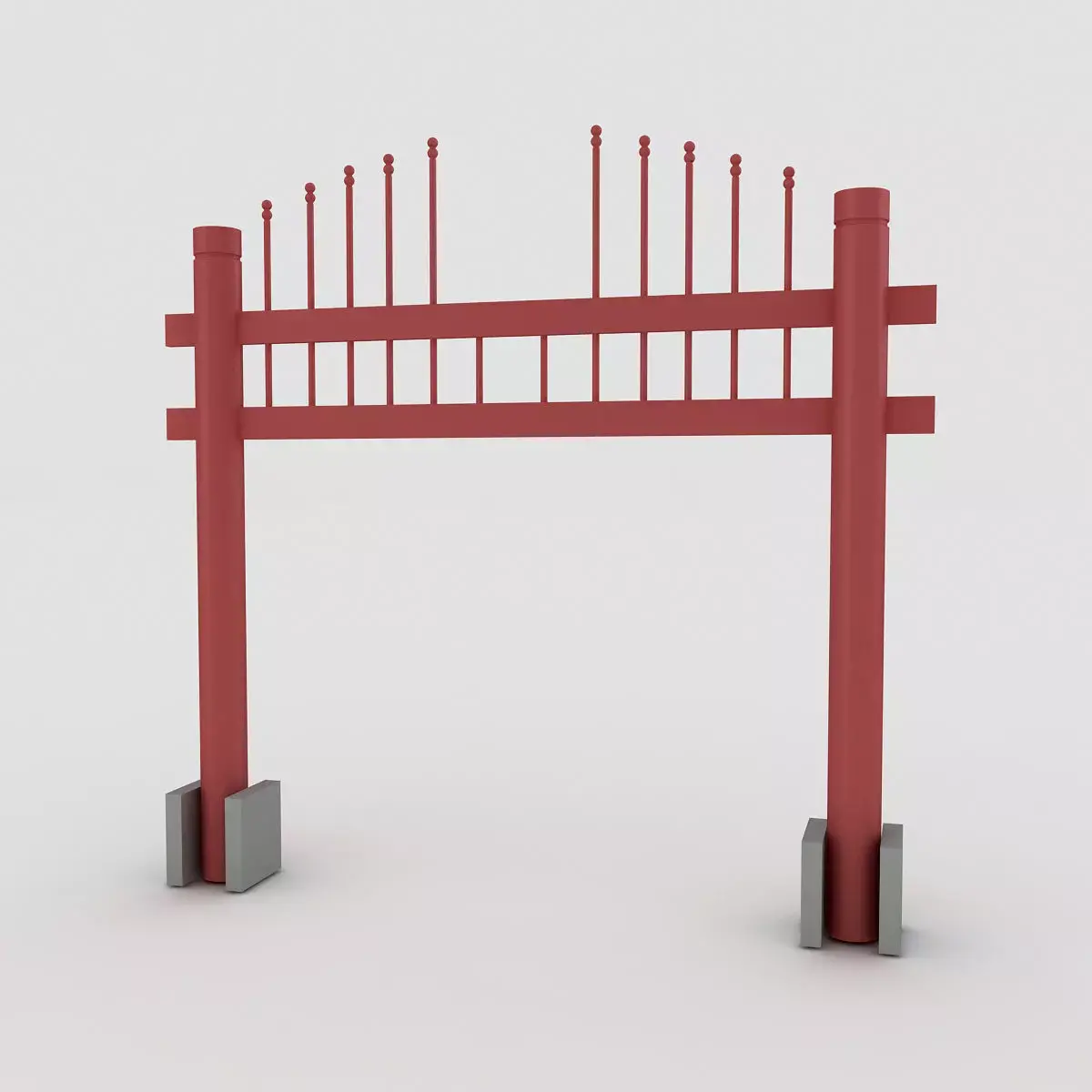 Hongsalmun 3D model gate 3D model