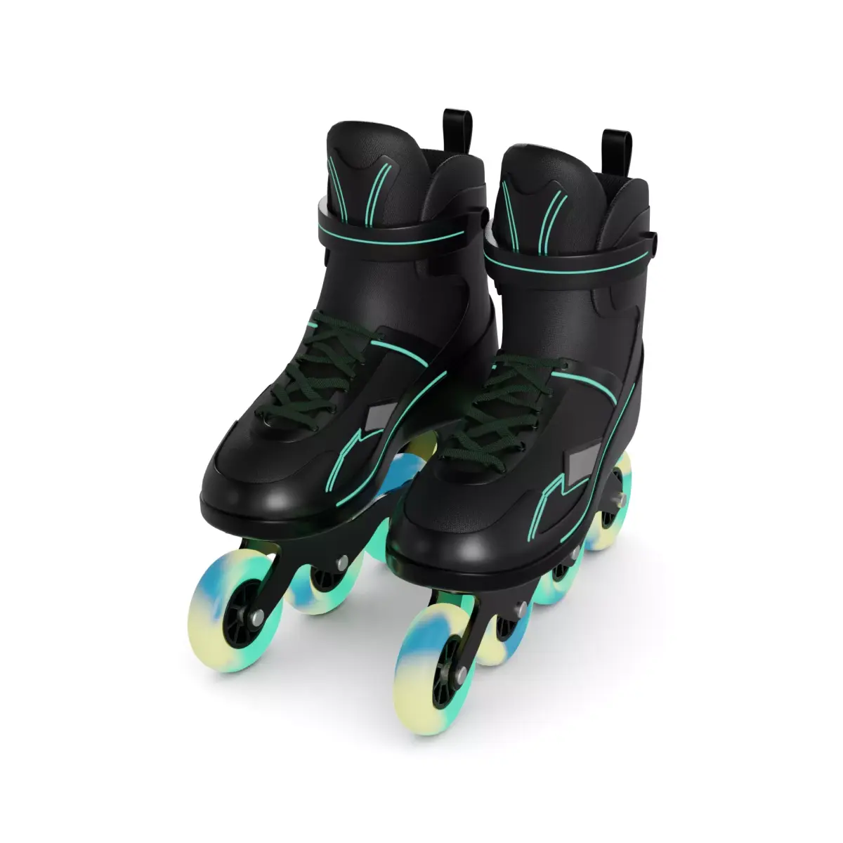 Inline Skate 3D model 2