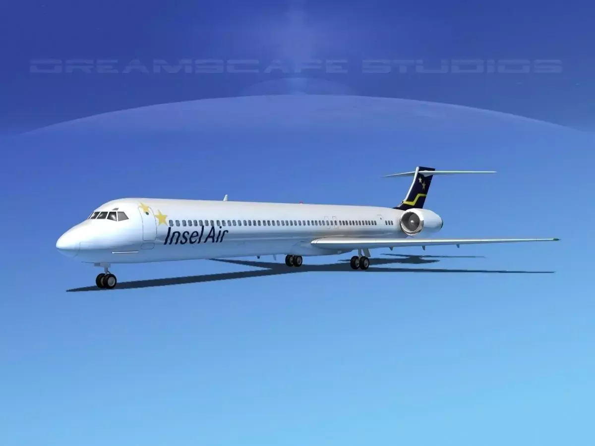 McDonnell Douglas MD80 Insel Air 3D model