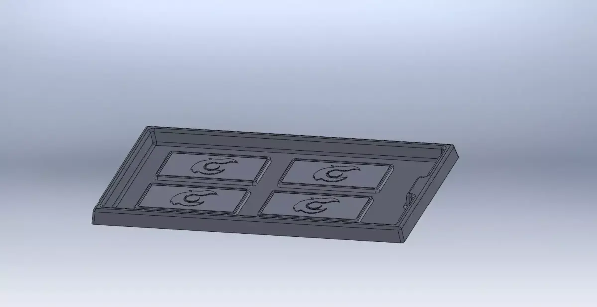 Papua New Guinea Bird Bar Chocolate Mold Free 3D model