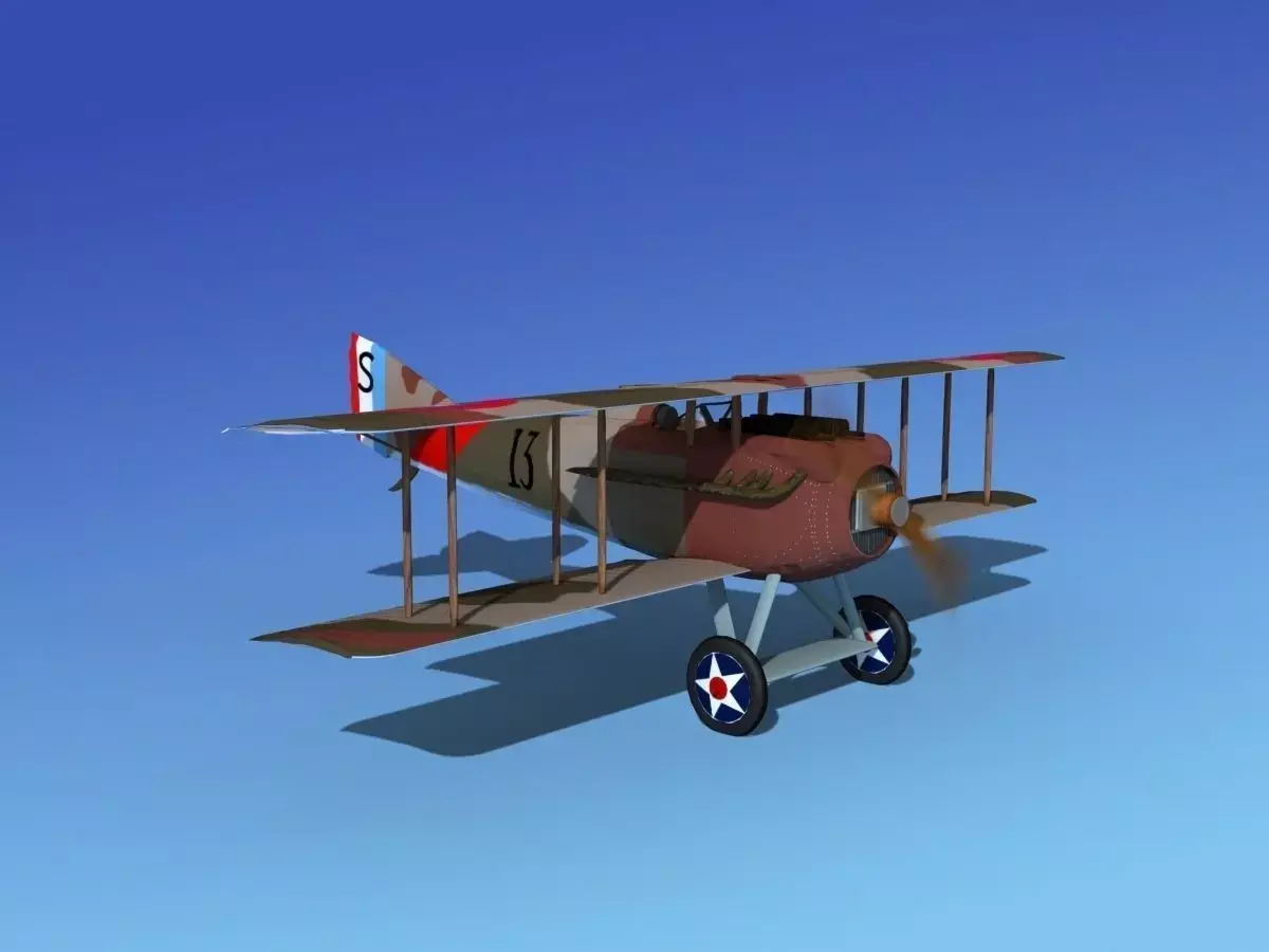 SPAD VII 3D model shop