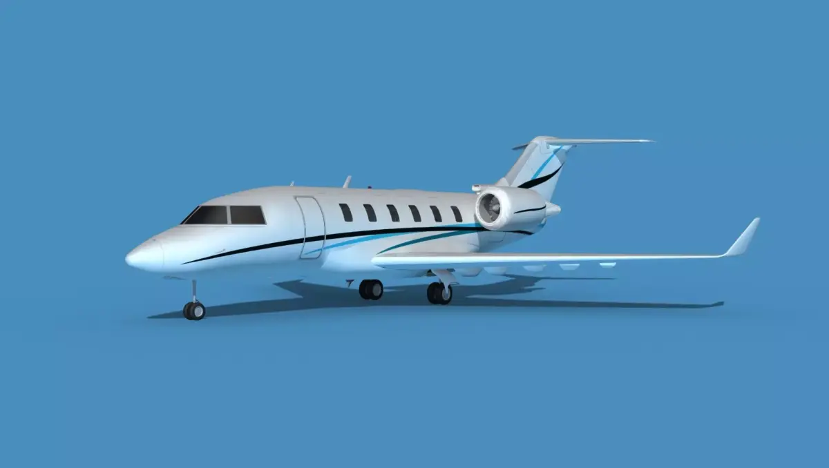 Bombardier CL-604 Challenger V02 3D model