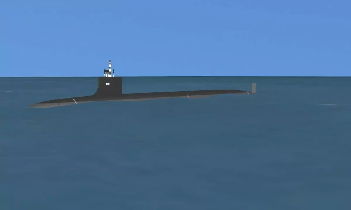 Virginia Class SSN 781 USS California 3D model