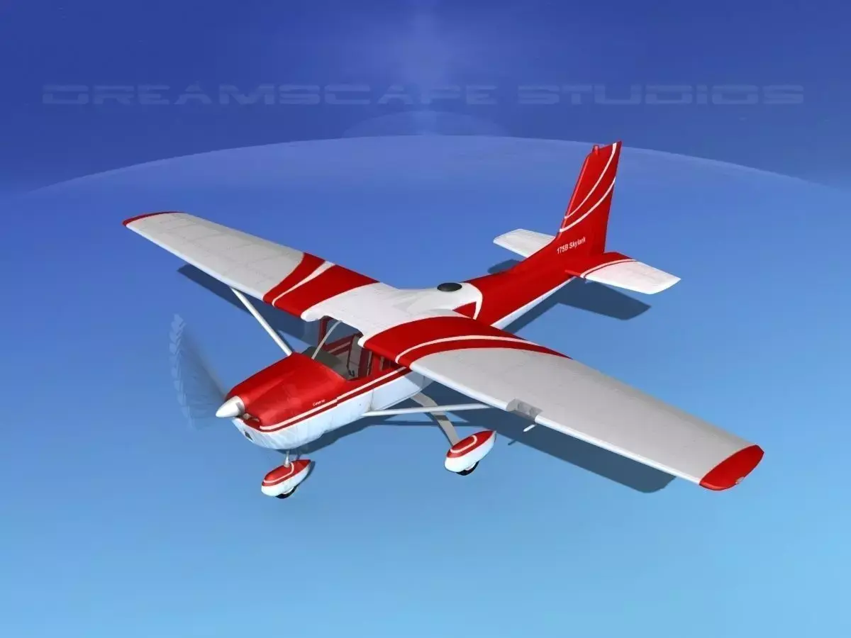 Cessna 175 Skylark V03 3D model